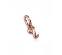Pandora - Lettres Q Zircone - Femme - Accessoires - Rose - Taille: ONE Size