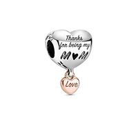 Pandora „Love You Mum“ Herz-Charm 788830C00 Pendentif