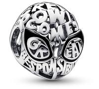 Pandora Charm Marvel Spider-Man en argent sterling avec émail noir
