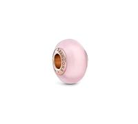 Pandora Mattes Rosafarbenes Murano-Glas Charm 789421C00 Pendentif