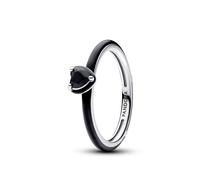 Pandora Me 193088C01 Anneau Femme Noir Chakra Cœur Cristal Argent Gr. 52