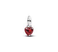 Pandora Mini breloque 793042C05 Cœur chakra rouge Argent 925 Cristal