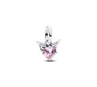 Pandora Mini breloque Cœur ailé – argent sterling, cristal artificiel, compatible ME et Moments