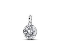PANDORA ME 793975C01 Breloque médaillon en forme de cœur en argent sterling avec zircone