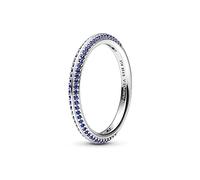 Pandora ME Bague en argent sterling avec cristal véritable bleu, taille 50