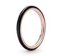 PANDORA ME Bague femme avec émail noir, ROSE