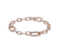 Pandora ME Bracelet Link fin en métal plaqué or rose 14 carats, 2