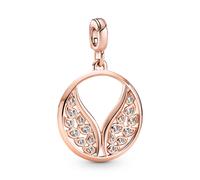 Pandora Me Charm Médaillon 789672C01 Burning Wings Ailes brûlantes 14kt plaqué or rose zirconium