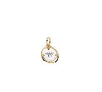 Pandora Breloque médaillon Abeille ME 763417C01 - Argent sterling, plaqué or, zircone
