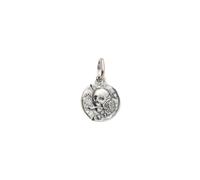 Pandora Breloque médaillon Tête de Mort en argent sterling avec zircone - Compatible ME et Moments