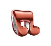 Mini breloque note de musique orange