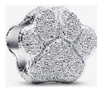 PANDORA Moments 794043C00 Mini breloque en forme de patte structurée en argent sterling