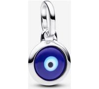 Pandora Mini Charm Pendant Murano Œil Porte-bonheur Gravable one size
