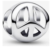 PANDORA Moments 794512C00 Mini breloque symbole de paix en argent sterling