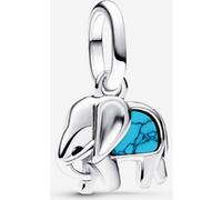 Pandora Mini Dangle Éléphant Turquoise