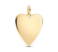 PANDORA Moments 364016C00 Pendentif en forme de cœur en argent sterling plaqué or 14 carats Compatible ME et Moments