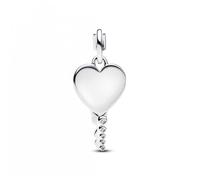Pandora Pendentif Moments 394353C01 – Cœur gravé avec zircone, compatible ME et Moments