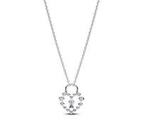 Pandora Collier avec pendentif Moments 394416C01-50 Cœur scintillant argent sterling zircone 50 cm
