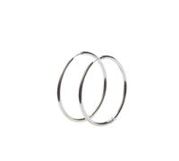 Pandora - Moments 40 Mm Créoles à Breloques - Femme - Accessoires - Blanc - Taille: ONE Size