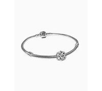 Pandora Moments 590702HV-23+791872 Bracelet maille serpent avec breloque infini en argent sterling 23 cm, 23cm, Argent, Pas de gemme