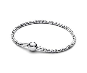 PANDORA Moments 594028C00-23 Bracelet chaîne à ailes rondes en argent sterling Compatible Moments Taille : 23 cm