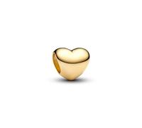 Pandora Breloque mini Cœur 763998C00 Argent sterling plaqué or 14 carats Doré Compatible Moments
