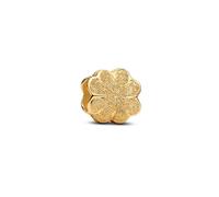 Pandora Mini breloque 764047C00 Trèfle structuré Argent sterling plaqué or 14 ct Compatible Moments