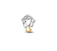 PANDORA Moments 764145C00 Breloque en argent sterling avec alliage plaqué or 14 carats Compatible Moments
