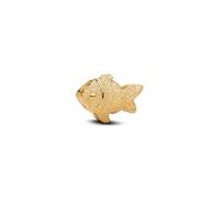 Pandora Mini breloque Moments 764522C00 – Poisson texturé, alliage plaqué or 14 ct – Taille unique