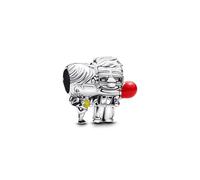 PANDORA Moments 793649C01 Breloque Carl et Ellie en argent sterling, compatible avec les bracelets Moments Disney Pixar, rouge, argent sterling, pas une pierre précieuse