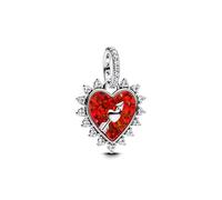 PANDORA Pendentif Protège-Cheveux 793667C01 Argent sterling 925 opale artificielle et zircone