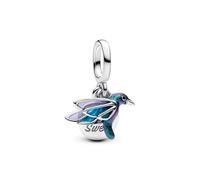 Pandora Moments 793746C01 Breloque colibri en argent sterling compatible avec les pendentifs Me and Moments