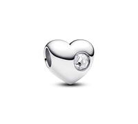 PANDORA Moments 794161C04 Breloque en forme de cœur en argent sterling avec zircone