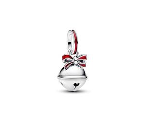 Pandora Moments 794246C01 Breloque en Forme de Cloche de Noël en Argent Sterling