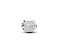 PANDORA Moments 794525C00 Mini breloque en forme de chouette texturée en argent sterling