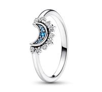 Pandora Bague Céleste Lune Scintillante Bleue 48