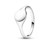Pandora Moments Bague Chevalière Gravable en argent sterling, taille 48