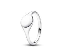 Pandora Moments Bague Chevalière Gravable en argent sterling, taille 58