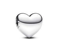 Pandora Moments Be Love 793440C00 Breloque en forme de cœur en argent sterling avec gravure pour bracelets, taille unique, Argent sterling, Pas de gemme