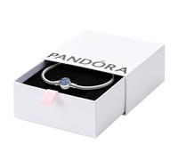 PANDORA Moments Bracelet Disque Bleu étincelant 599288C01-18 Argent