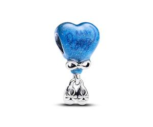 Pandora Moments Charm Ballon C’est un garçon en argent sterling avec émail dégradé violet à bleu clair et noir