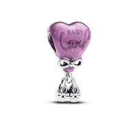 Pandora Moments Charm Ballon C’est une fille en argent sterling avec émail dégradé violet à rose clair et noir