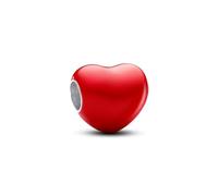 Pandora Moments Charm Cœur – argent sterling – émail rouge changeant de couleur – message caché