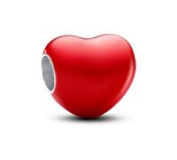 Pandora Moments Charm Cœur – argent sterling – émail rouge changeant de couleur – message caché