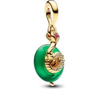 PANDORA MOMENTS Charm serpent vert 763617C01