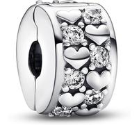 Pandora Moments Charms Cœurs en argent sterling