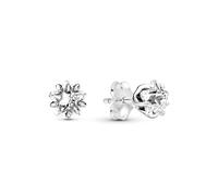 Pandora Moments Clous d’oreilles Étoile Scintillante Céleste en argent sterling avec zircones cubiques transparentes