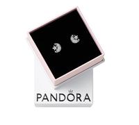 Pandora Moments Clous d’oreilles Lune en argent sterling avec zircones cubiques transparentes