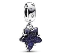 Charm PANDORA Pendant Murano Étoile Céleste et Galaxie
