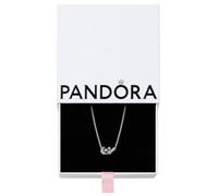 Pandora Collier Lune et Étoiles - Argent sterling, zircones cubiques transparentes - 45